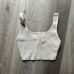 Aritzia Babaton Sculpt Knit Ribbed Tank Top